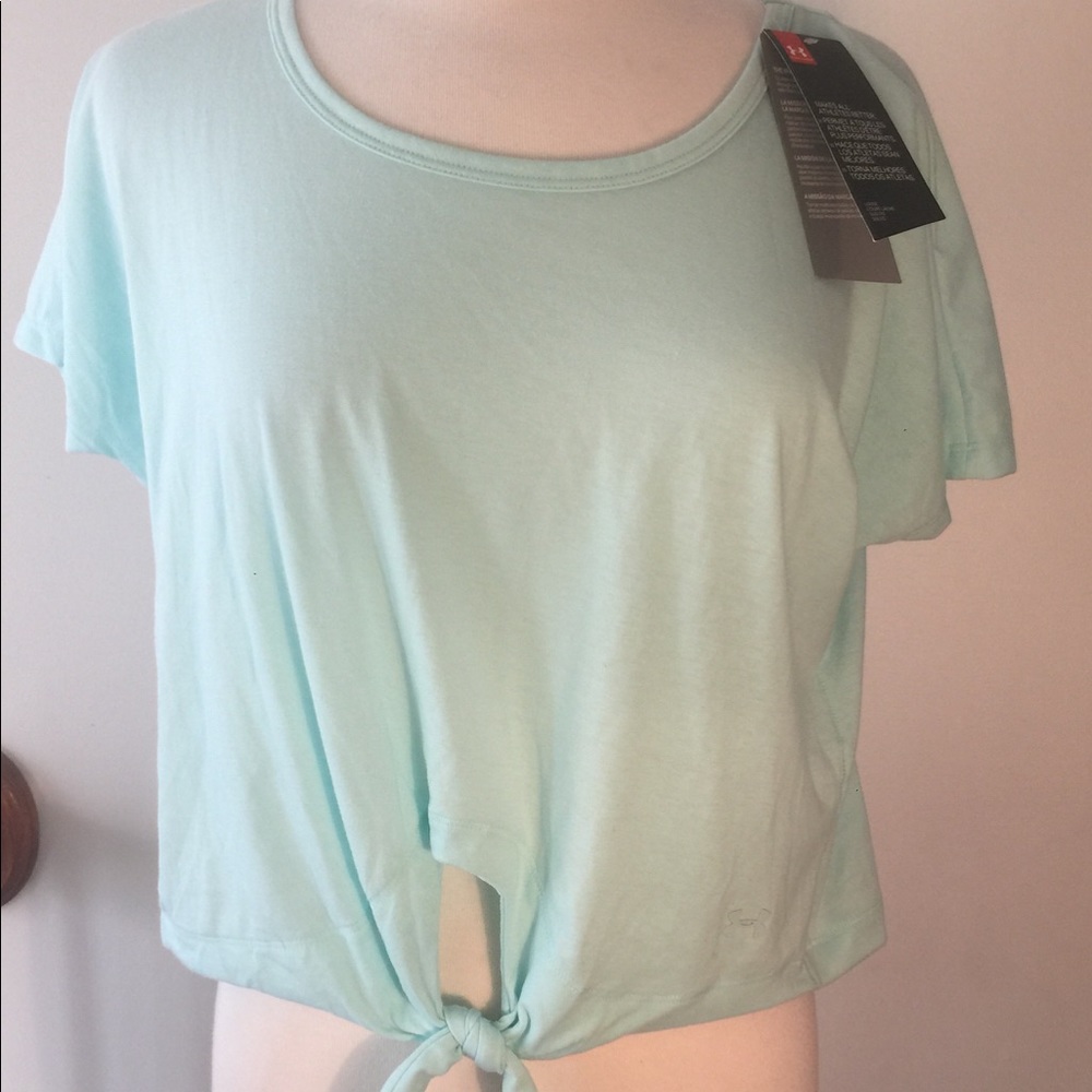 Under Armour Cropped Large Workout T-Shirt